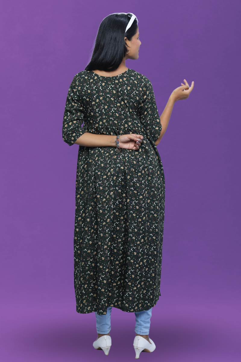 Flared Kurti N Square Fashion and Clothing