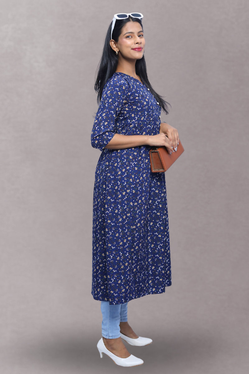 Flared Kurti N Square Fashion and Clothing