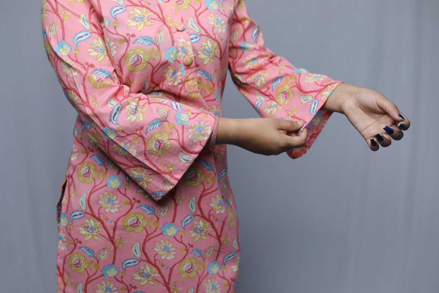 Cotton Short Kurti N Square