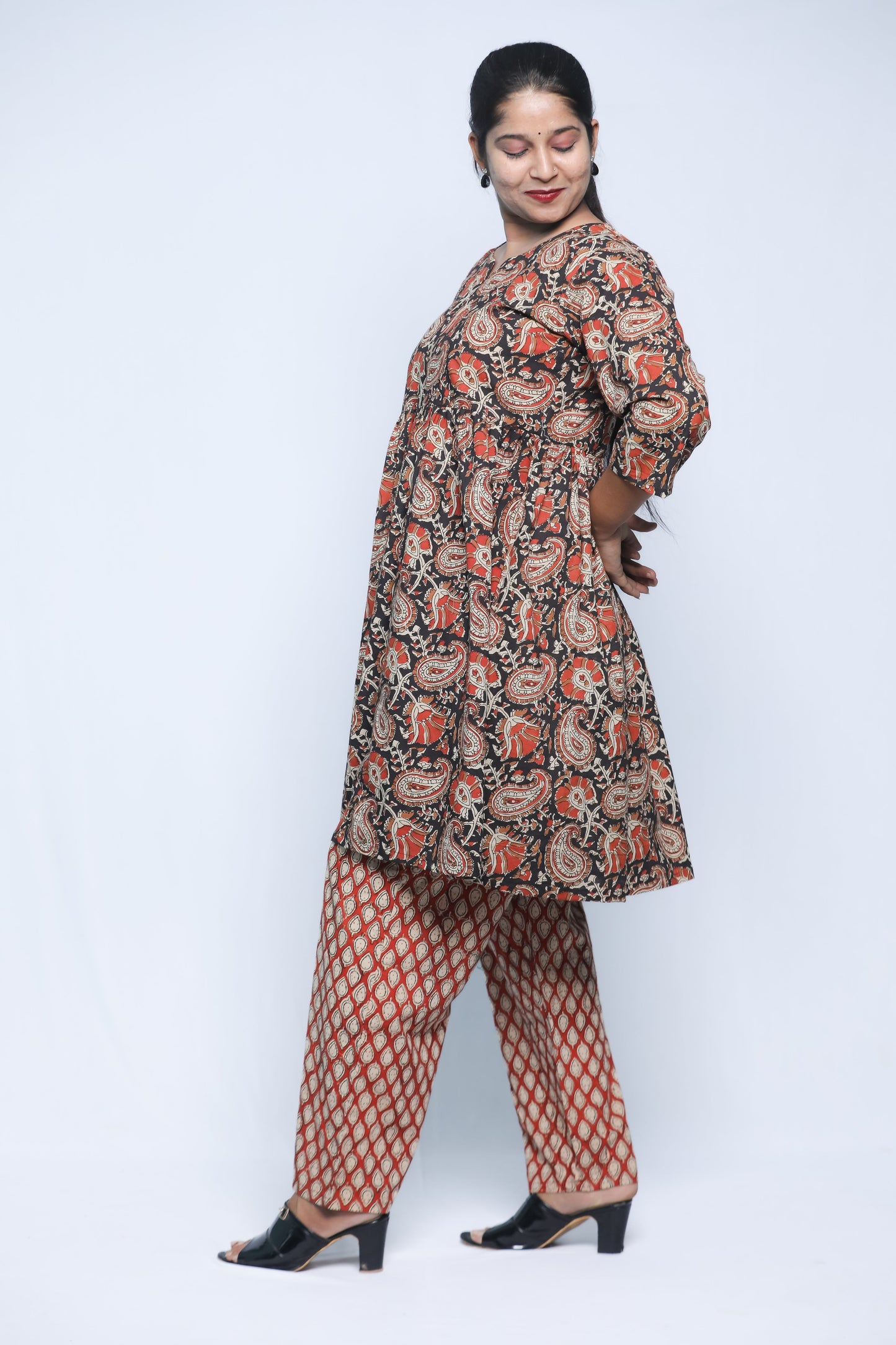 Cord set (Black & Beige) N Square Fashion and Clothing