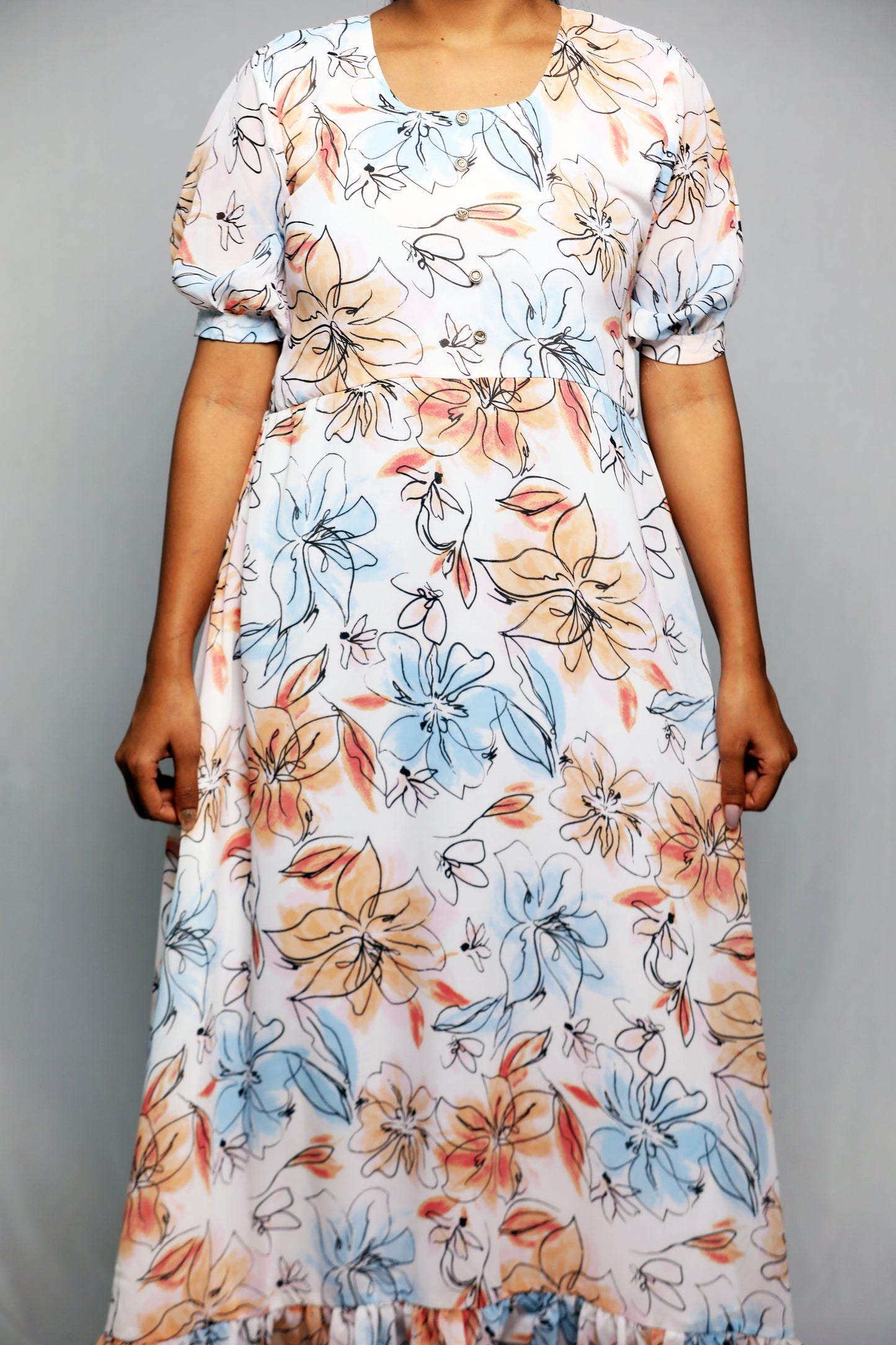 MAXI DRESS N Square Fashion and Clothing