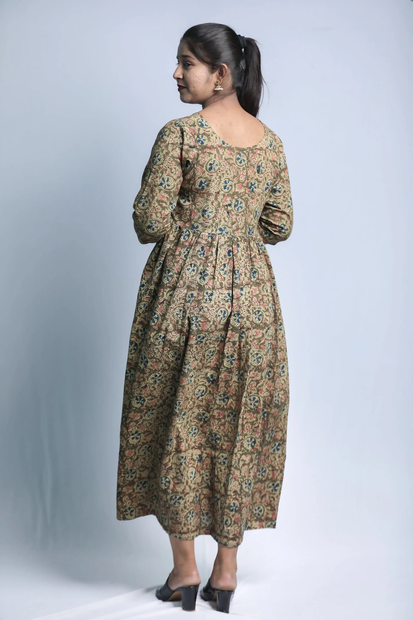 Midi Gown (Green) N Square Fashion and Clothing