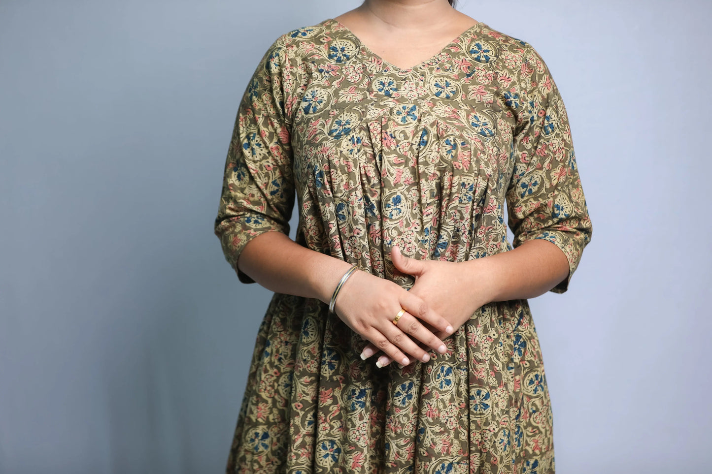 Midi Gown (Green) N Square Fashion and Clothing