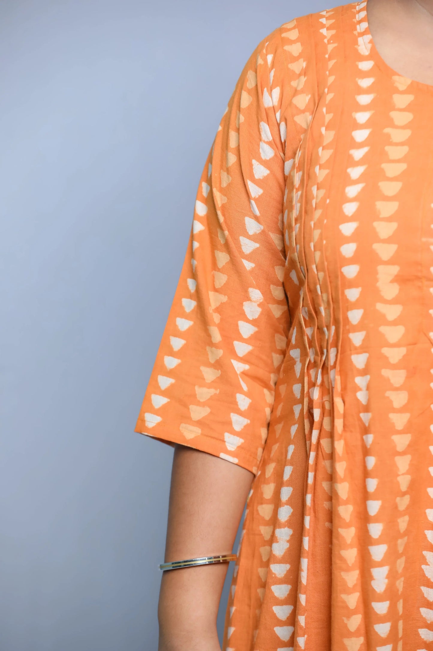 Midi Gown (Orange) N Square Fashion and Clothing