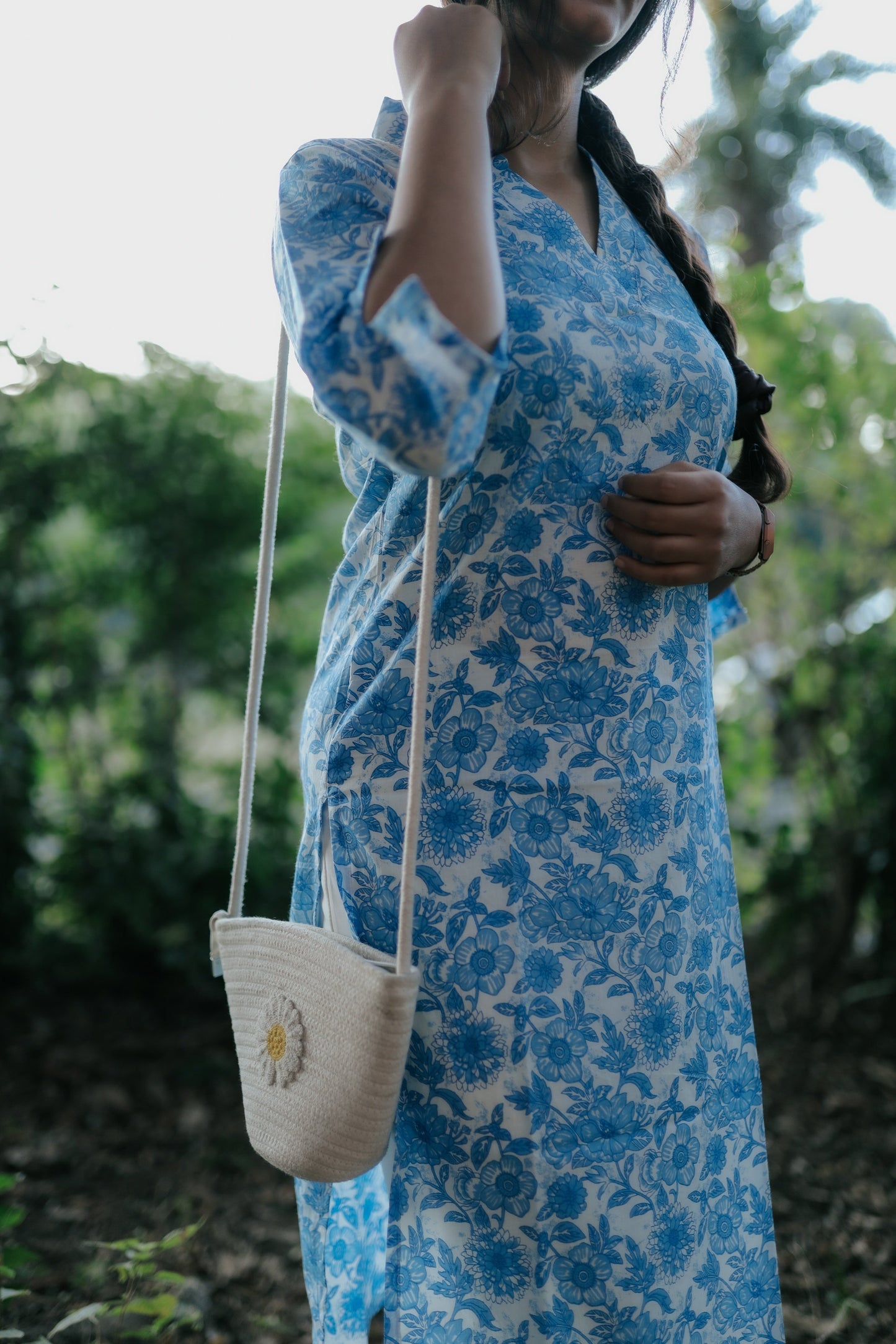 Sarashree Long Kurta in elegant fabric