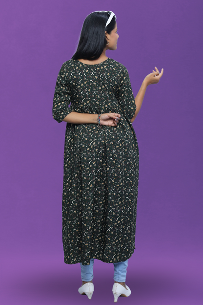 Flared Kurti N Square Fashion and Clothing