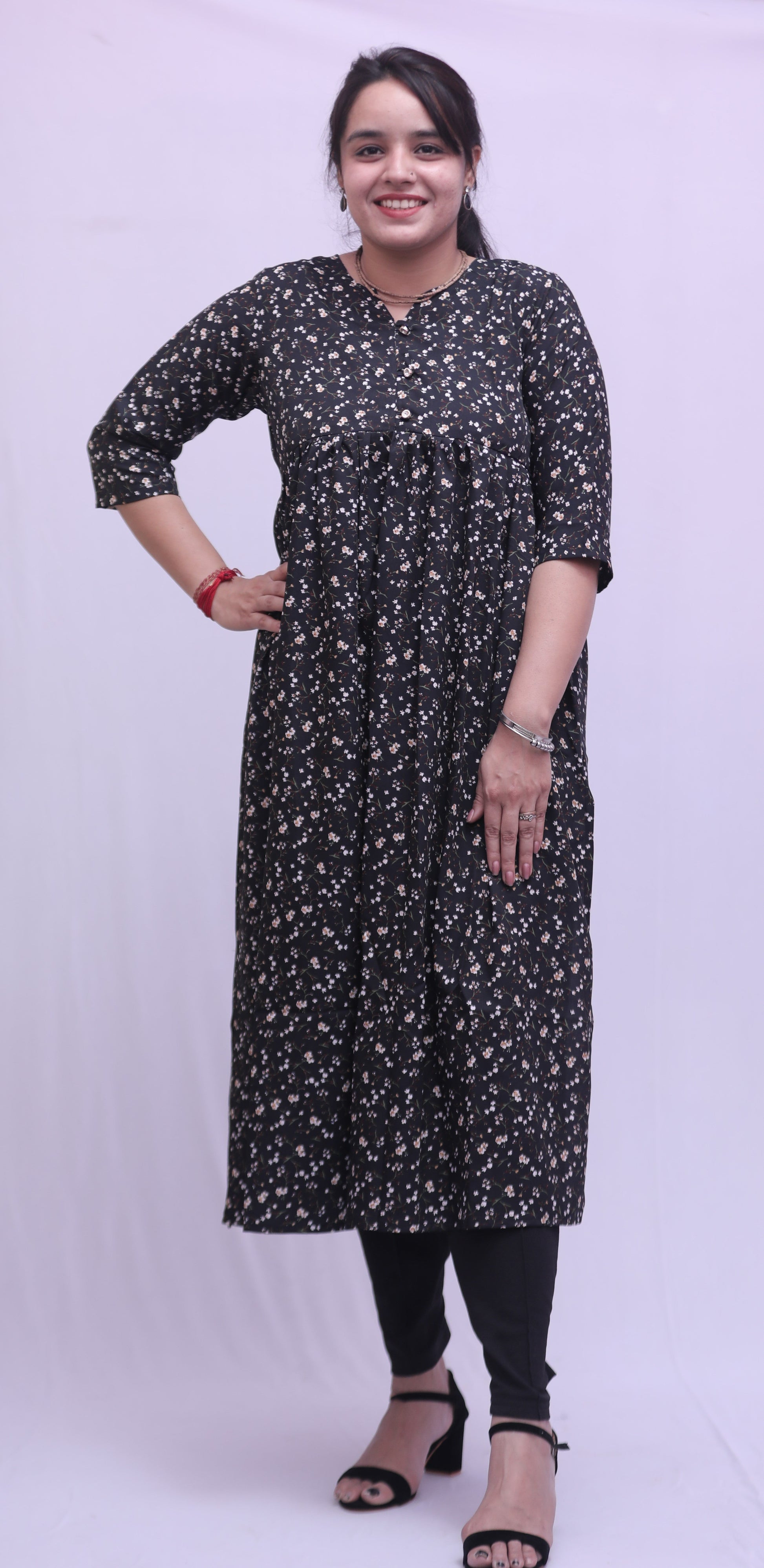 Flared Kurti N Square Fashion and Clothing