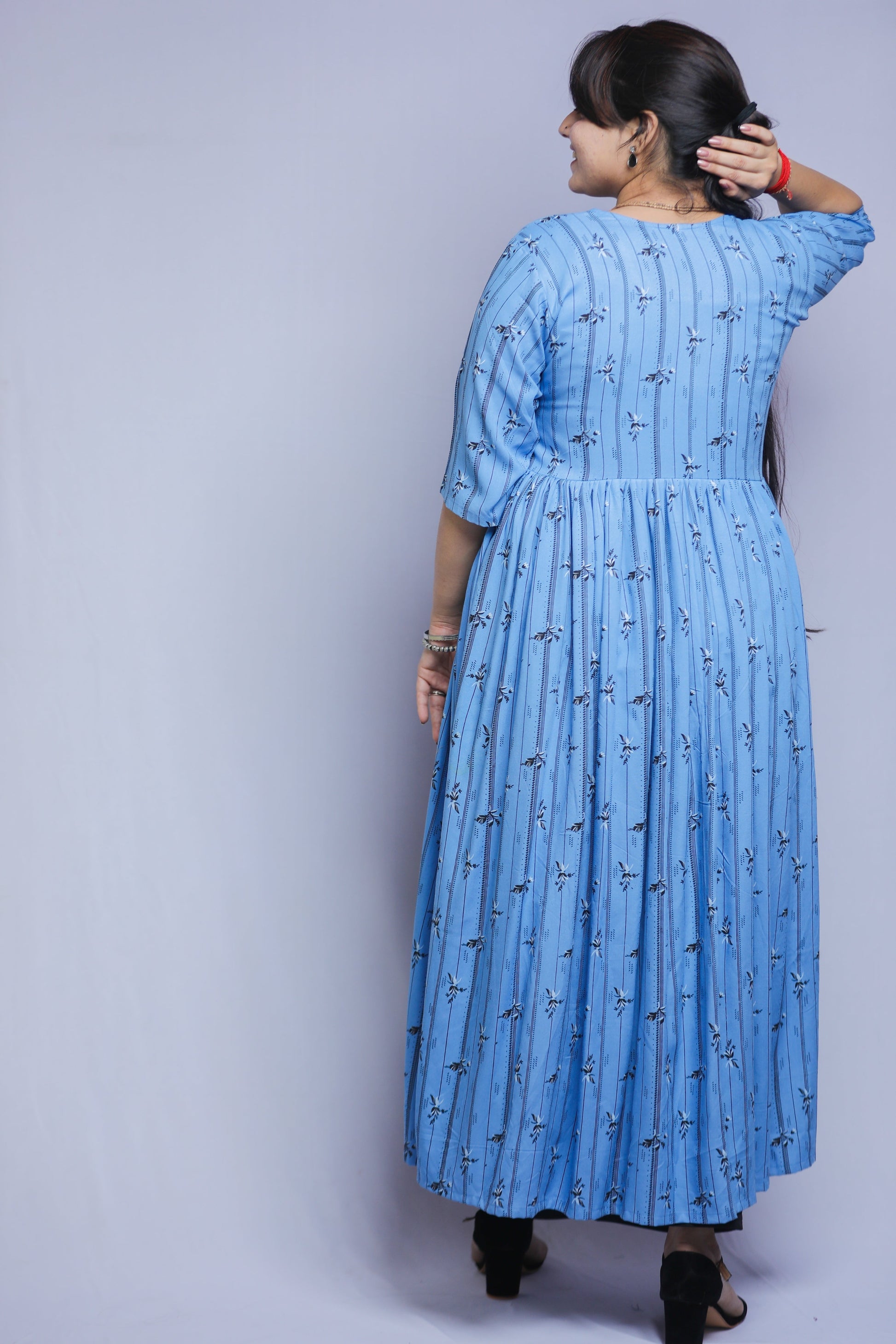Flared Kurta N Square Fashion and Clothing