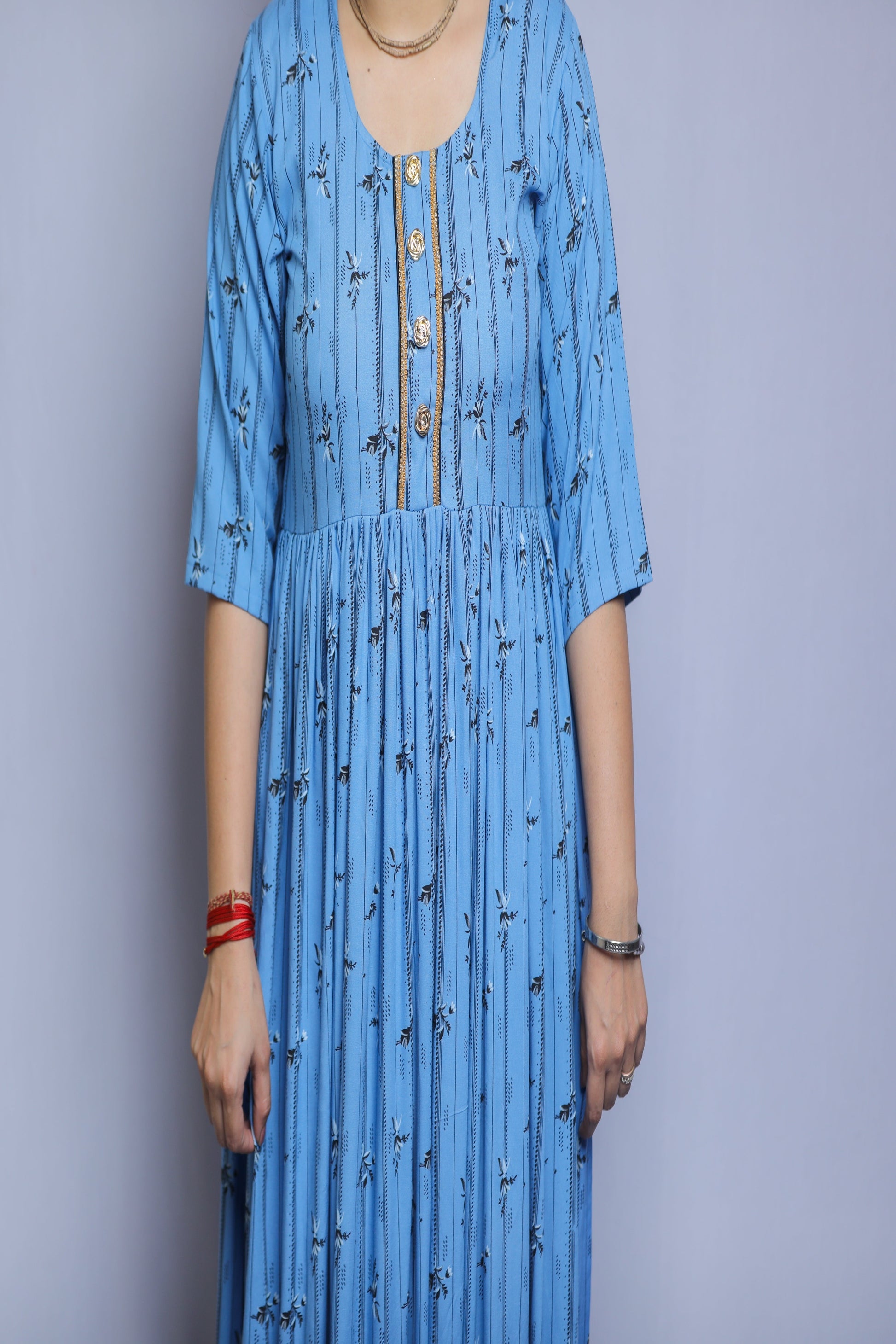 Flared Kurta N Square Fashion and Clothing