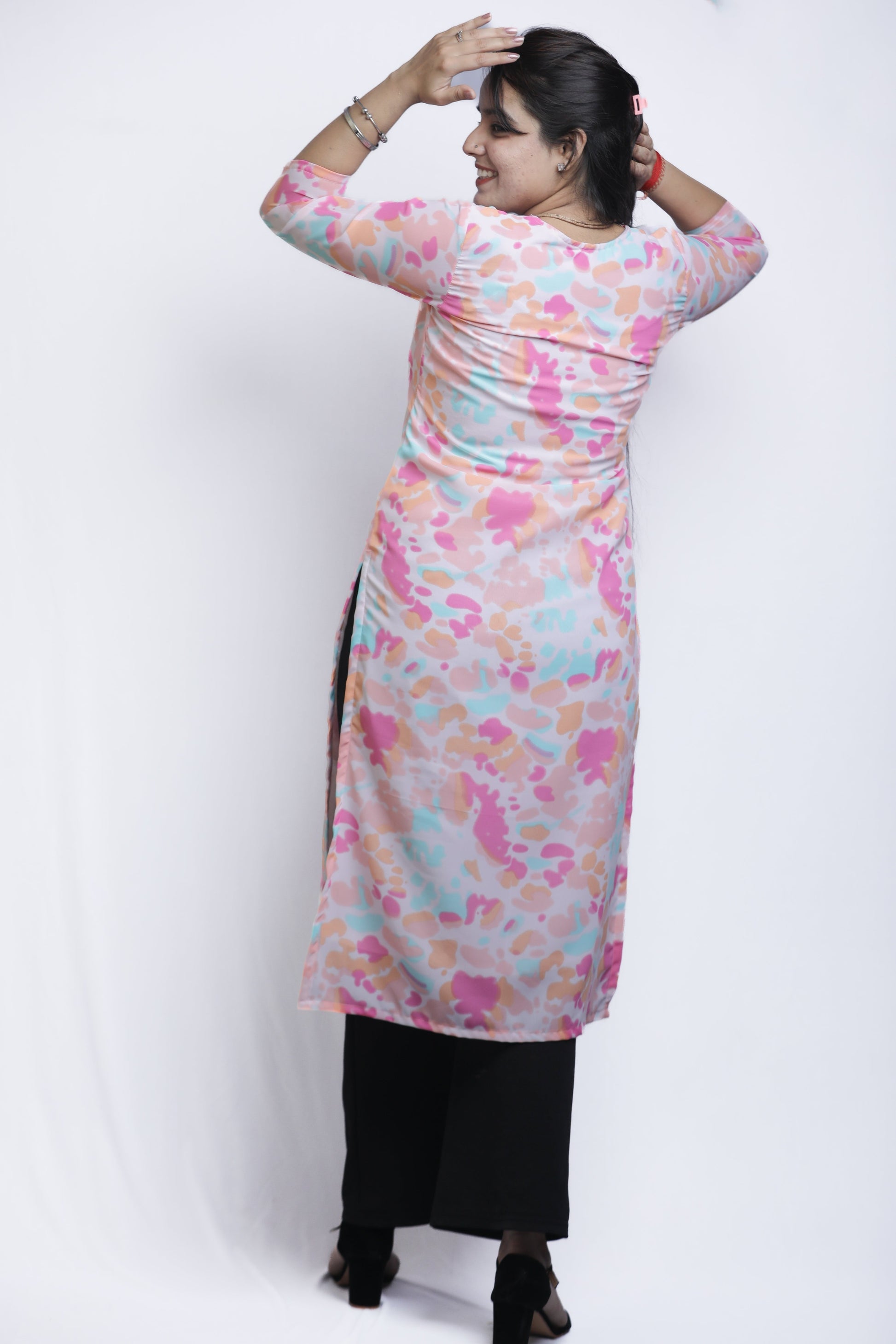 Multicolor Kurti N Square Fashion and Clothing