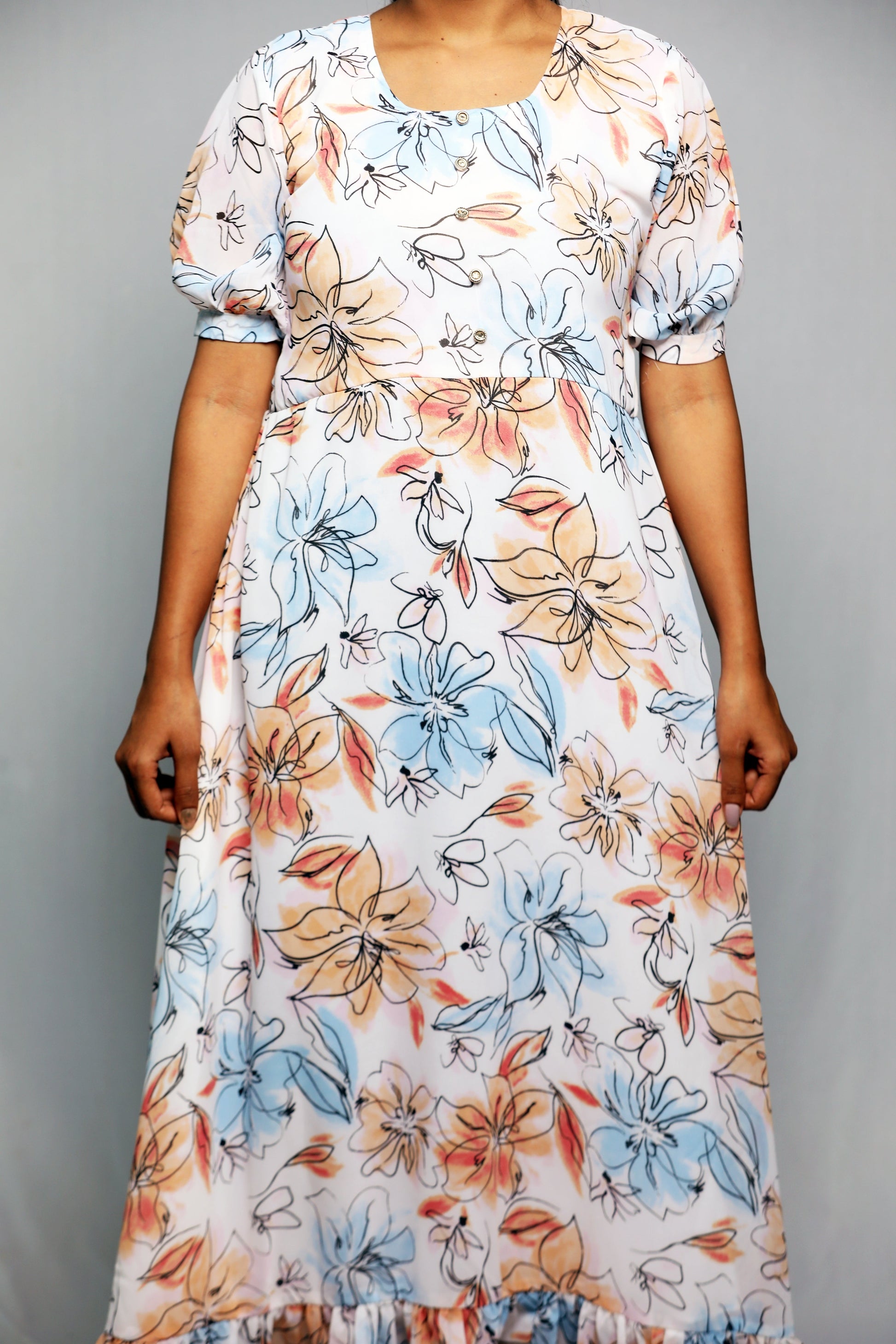 MAXI DRESS N Square Fashion and Clothing