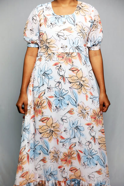 MAXI DRESS N Square Fashion and Clothing