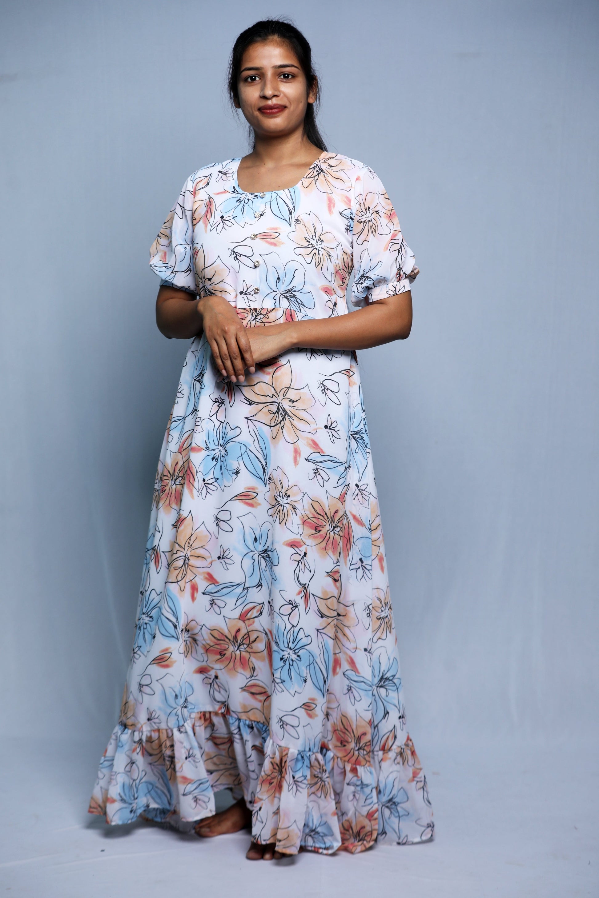 MAXI DRESS N Square Fashion and Clothing