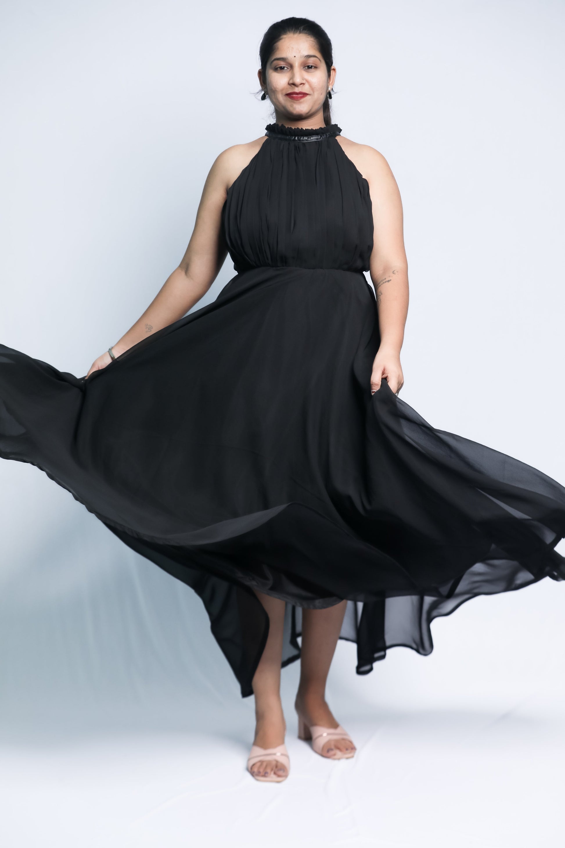 Evening Gown Black N Square Fashion and Clothing