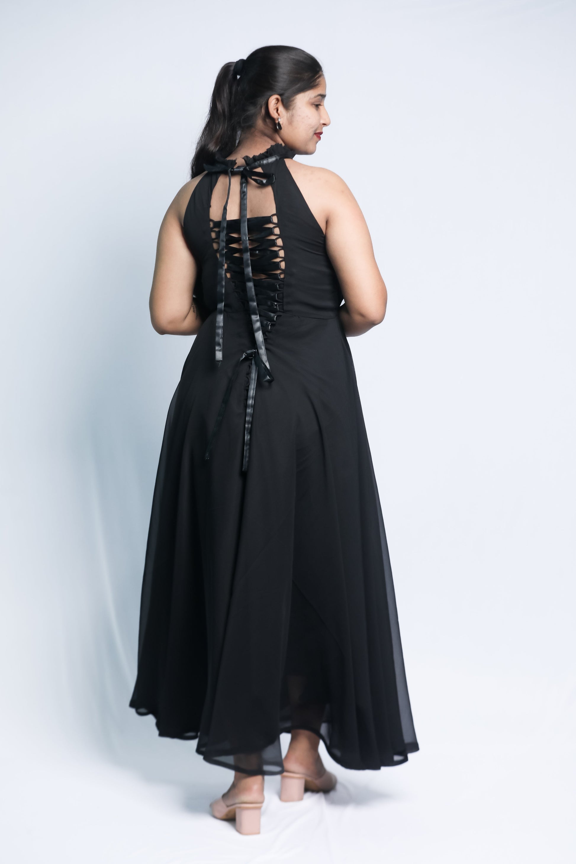 Evening Gown Black N Square Fashion and Clothing