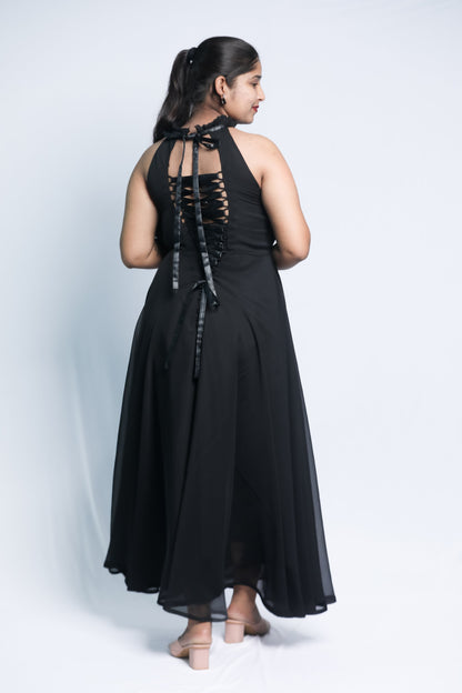 Evening Gown Black N Square Fashion and Clothing