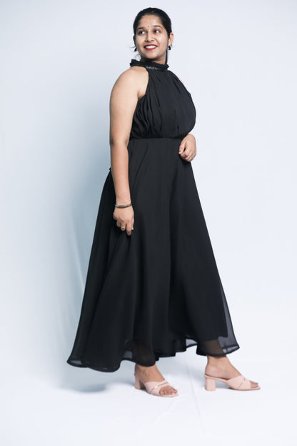 Evening Gown Black N Square Fashion and Clothing