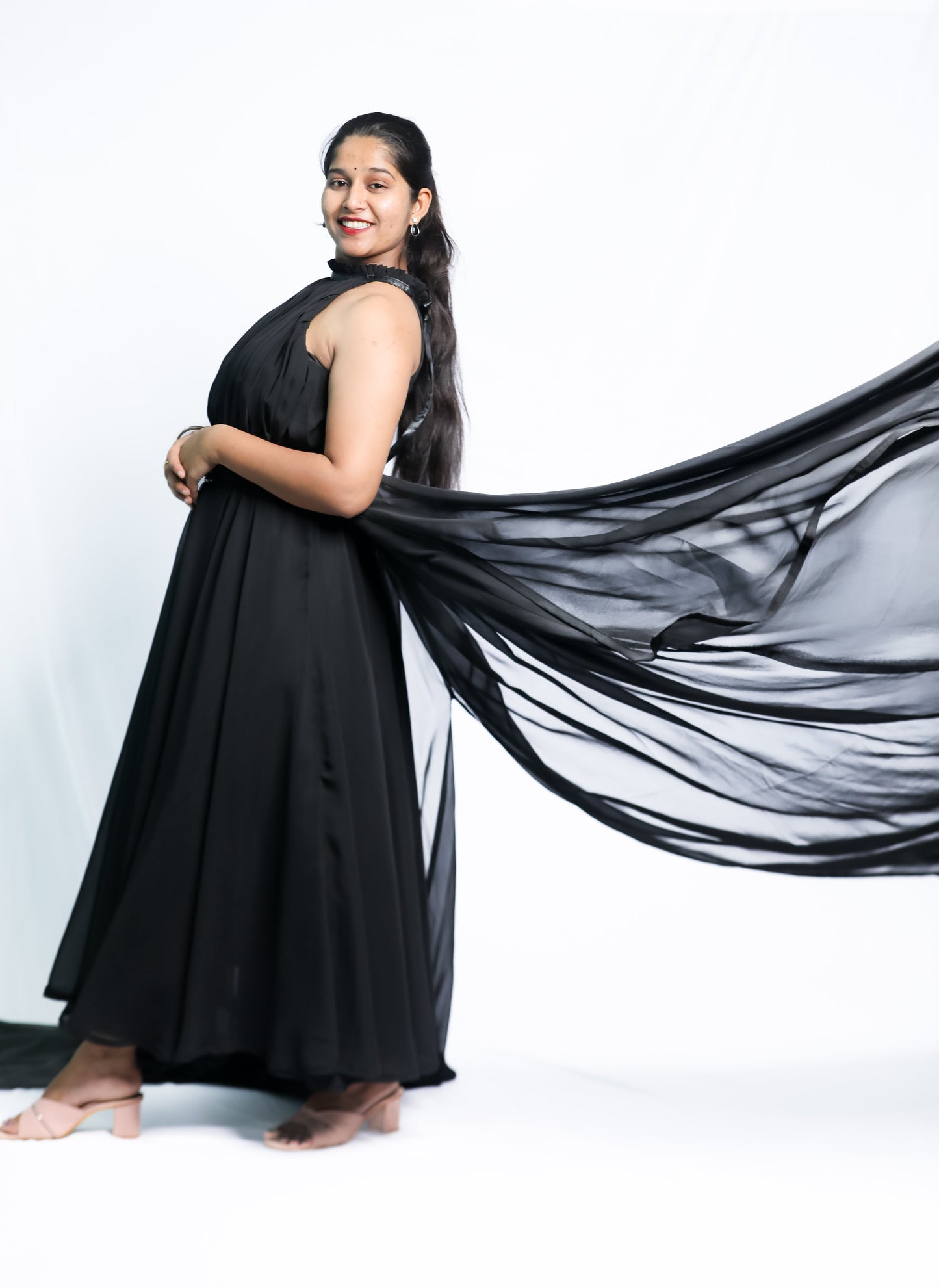 Evening Gown Black N Square Fashion and Clothing