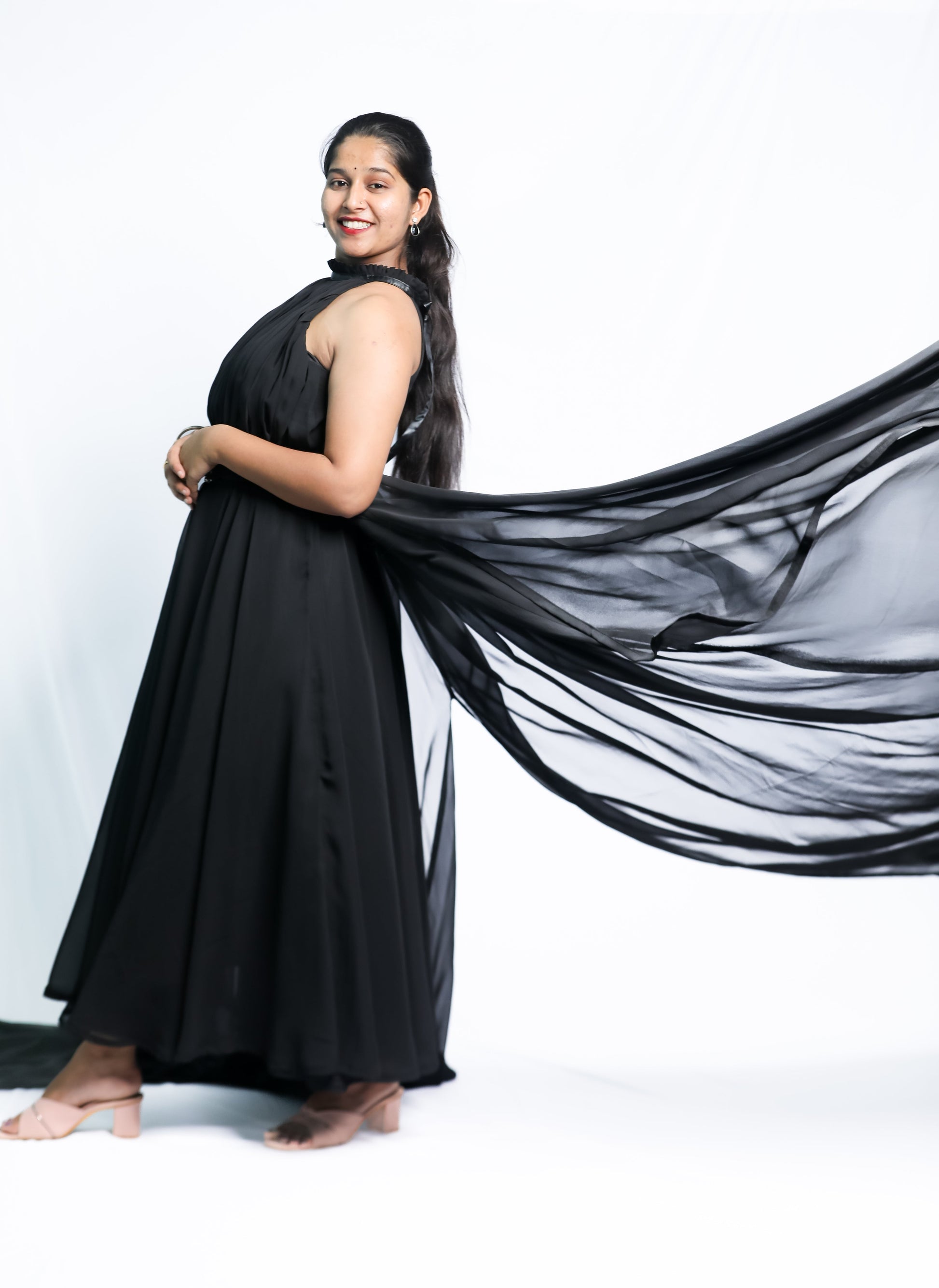 Evening Gown Black N Square Fashion and Clothing
