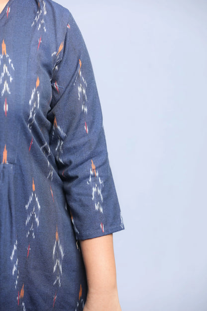 Midi Gown (Dark Blue) N Square Fashion and Clothing