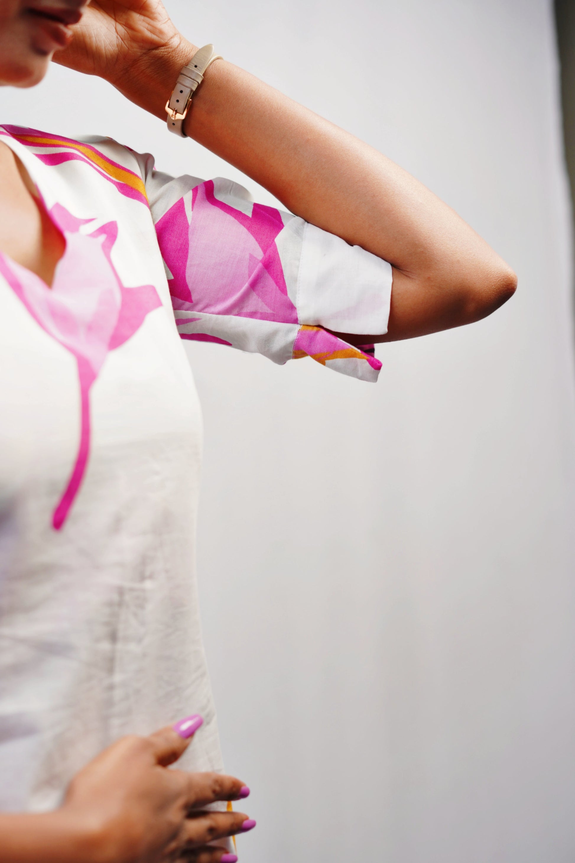 V Neck Maxi Dress N Square