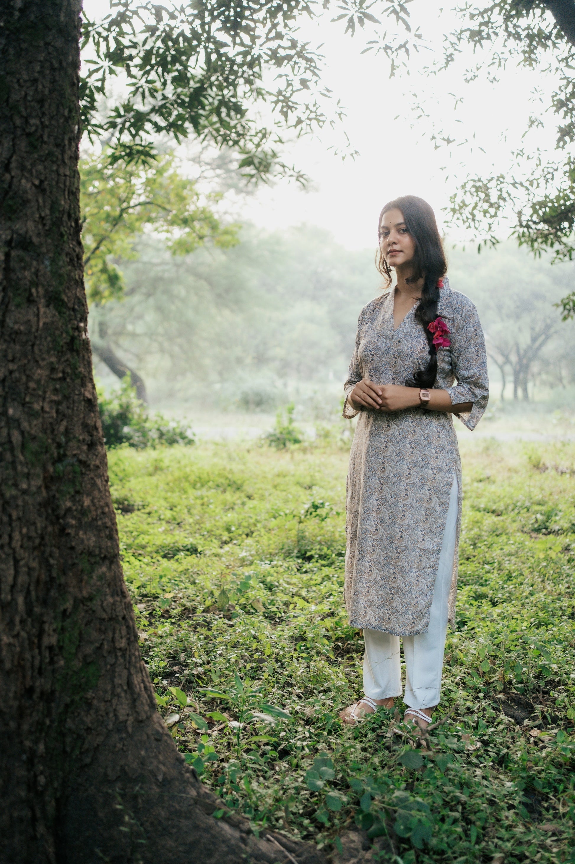 Sarashree Long Kurta in elegant fabric