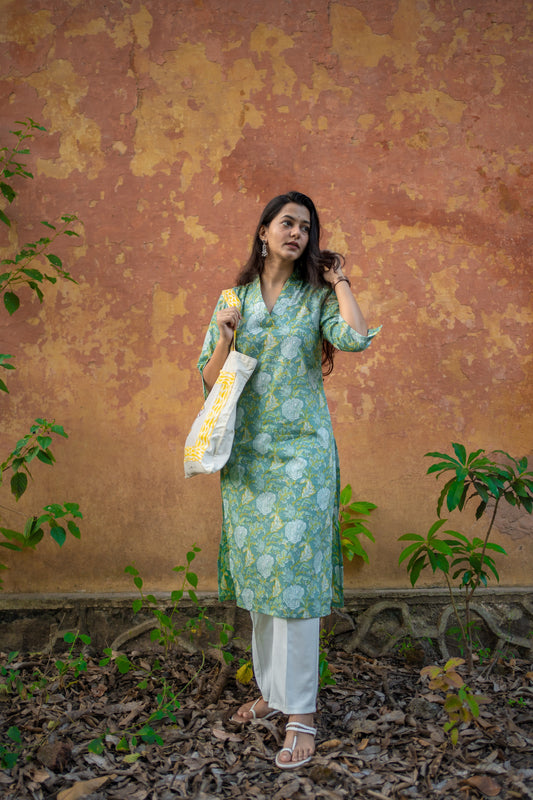 Sarashree Long Kurta in elegant fabric