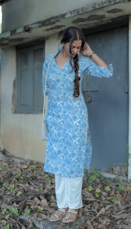 Sarashree Long Kurta in elegant fabric